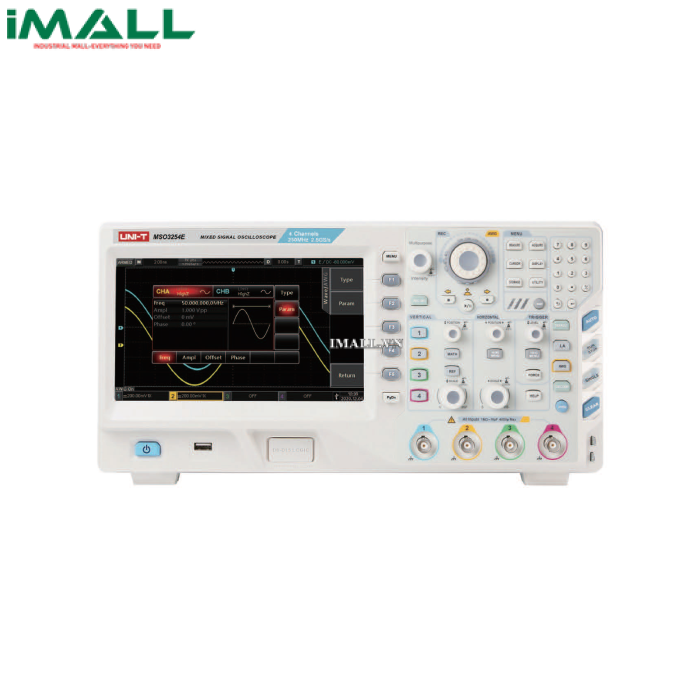 Máy hiện sóng tín hiệu hỗn hợp UNI-T MSO3254E (250Mhz, 4CH analog, 16CH digital)