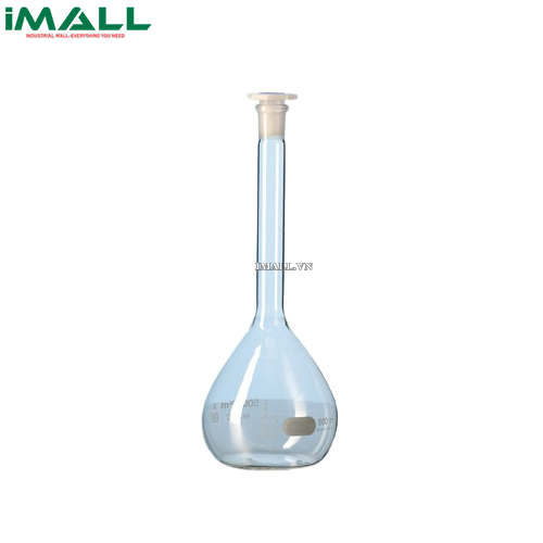 Bình định mức class A, nút nhựa, chữ trắng-500ml Duran 216784406