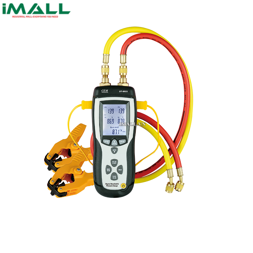 Máy phân tích độ quá nhiệt và quá lạnh trong HVAC CEM DT-8921 (-40~204ºC, 0~500 psi)