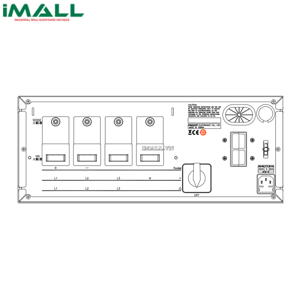 Bộ gá tải 3 pha PRODIGIT 99104 (4U)