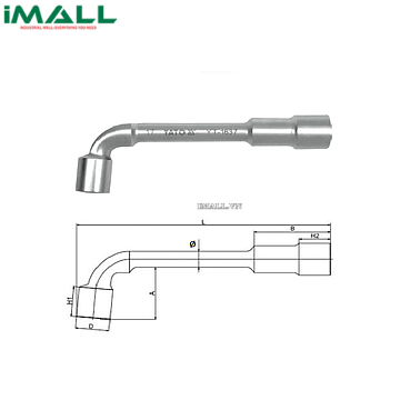 Cờ lê điếu chữ L 2 đầu lục giác Yato YT-1628 (8mm)