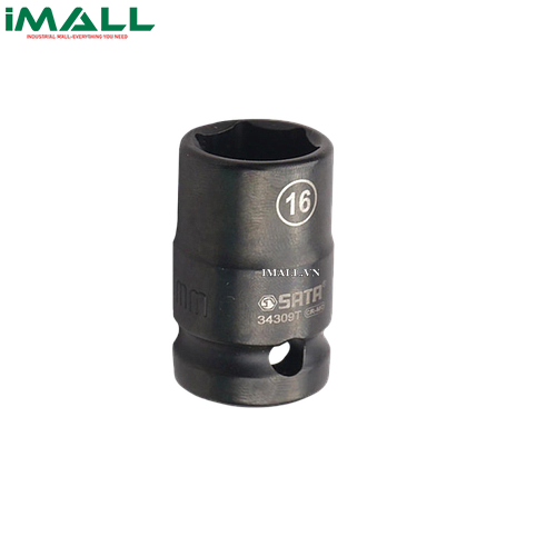 Đầu tuýp lục giác đen thành mỏng 1/2" (10mm) SATA 34303T