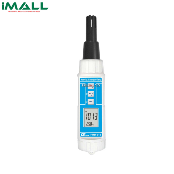 Máy đo áp suất, nhiệt độ, độ ẩm, điểm sương Lutron PHB-318 (50°C, 1100 hPa, 95%)