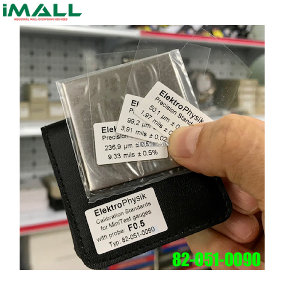 Bộ miếng chuẩn Zero và độ dày cho đầu đo F05M ElektroPhysik 82-051-0090