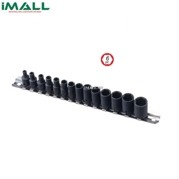 Bộ Khẩu Dùng Cho Súng 1/4" GENIUS TF-214M (14 Chiếc 3mm~14mm)
