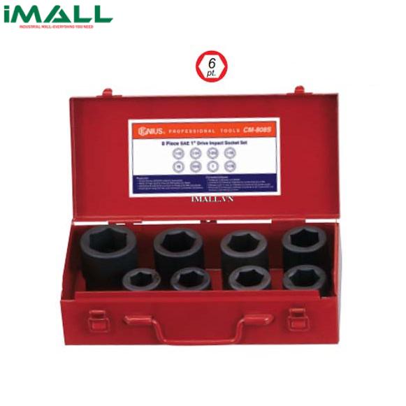 Bộ Khẩu Dùng Cho Súng 1'' GENIUS CM-808S (8 Chiếc 7/8"~1-1/2")