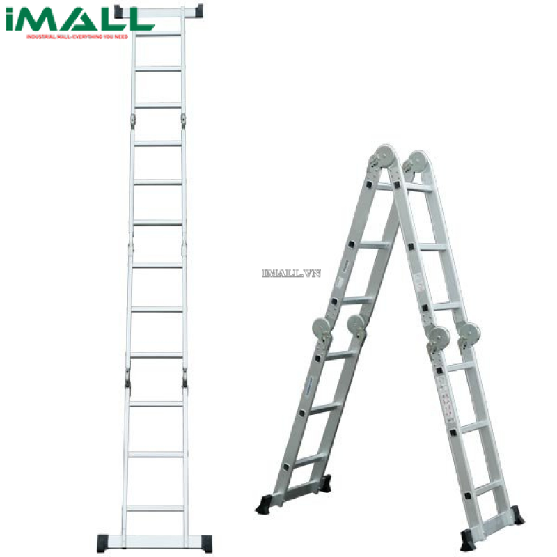 Thang nhôm gấp đa năng 4 đoạn Advindeq ADM103