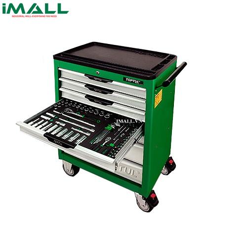 Xe đẩy thiết bị dụng cụ 180 món seri màu xanh lục toptul GV-18007