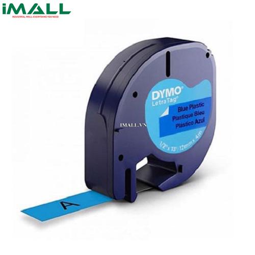 Tem in nhãn LetraTag nhựa xanh dương DYMO 63020747 (12mm x 4m)