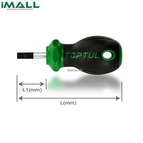 Tua vít dẹt ngắn Toptul FABF0403