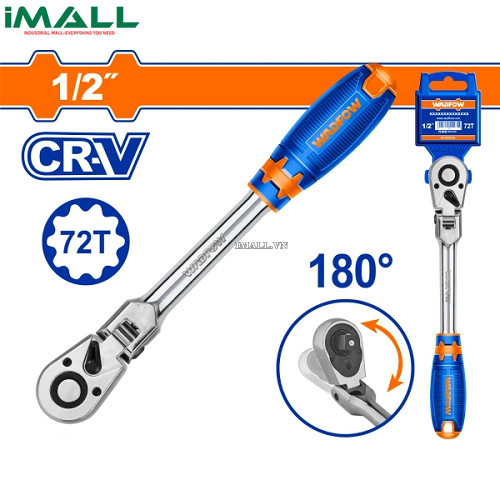 Tay vặn xoay 180 độ 1/2" 72T Wadfow WRW4212