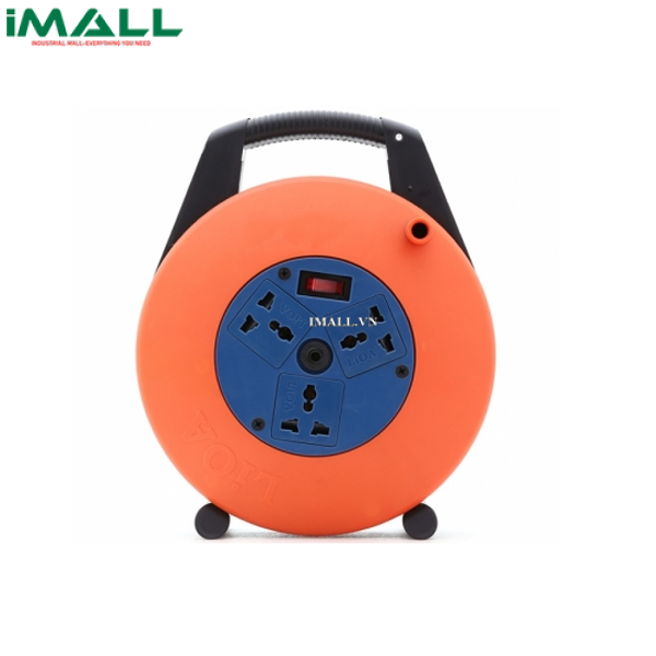 Ổ cắm kéo dài xách tay LiOA XTD10-3-15A (cuộn dây kín)