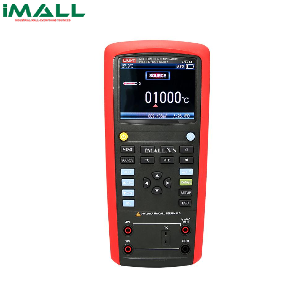 UNI-T UT714 Multifunction Temperature Process Calibrator (R, S, K, E, J, T, N, B, L, U)