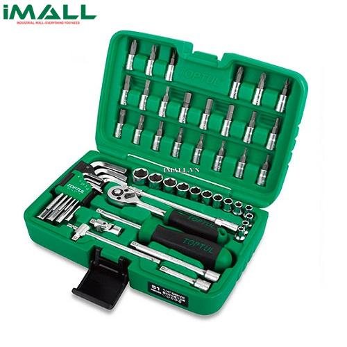 Bộ đầu tuýp 1/4" 51PCS TOPTUL GCAI5102