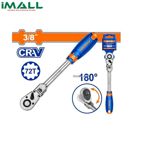 Tay vặn xoay 180 độ 3/8" 72T Wadfow WRW4238