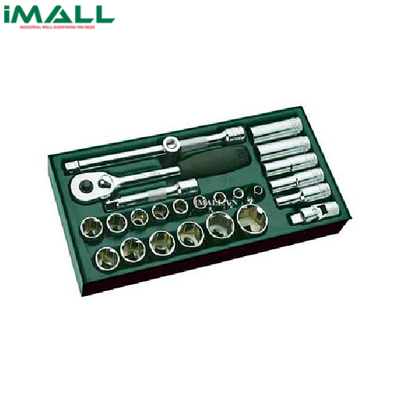 Bộ khay cần-đầu tuýp 25 chi tiết 1/2" (5/16~1-1/4") SATA 09921