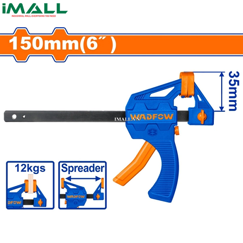 Thanh kẹp nhanh 150mm(6") Wadfow WCP4376
