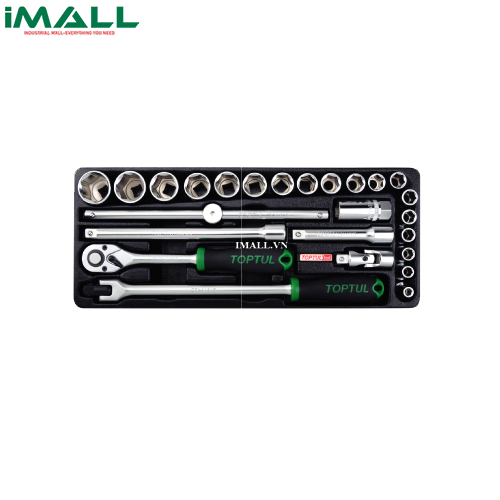 Bộ tuýp bông 1/2" - 25 món ( hệ mét ) TOPTUL GCAT2506
