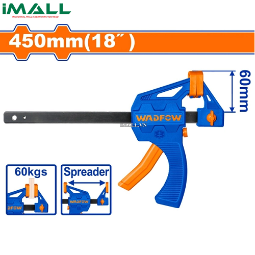 Thanh kẹp nhanh 450mm(18") Wadfow WCP4318