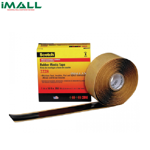 Băng keo cao su mastic cách điện cao thế tự dính, làm kín 3M 2228