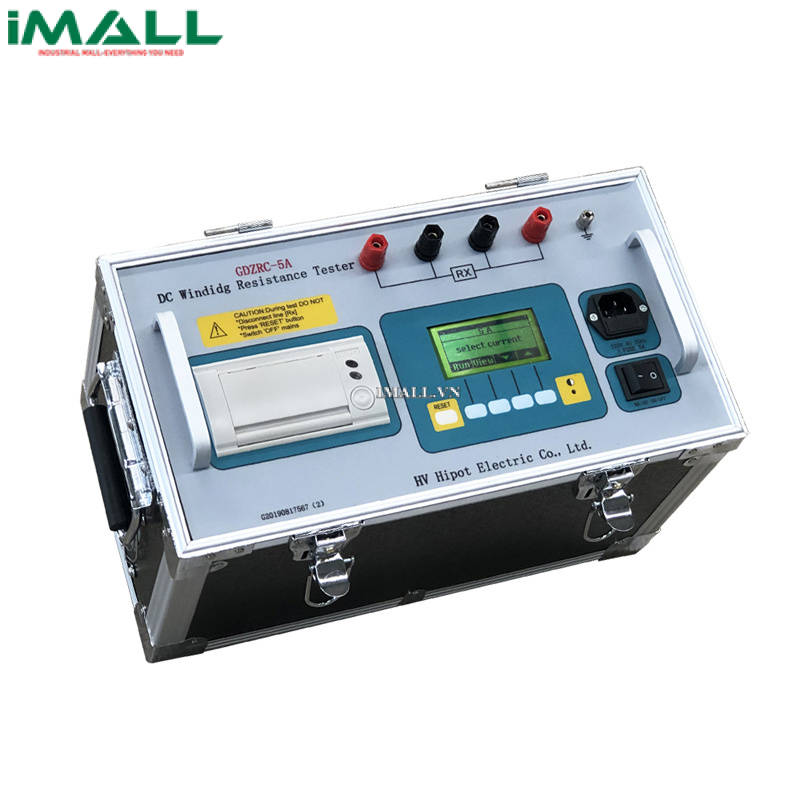 Máy đo điện trở DC cuộn dây HV HIPOT GDZRC-5A (1 pha, 5A)
