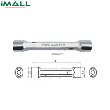 Cờ lê 2 đầu ống Yato YT-4915 (8x9mm)
