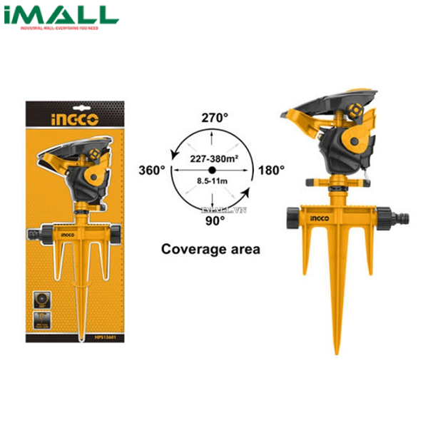 Đầu phun tưới nước 360 độ Ingco HPS13601