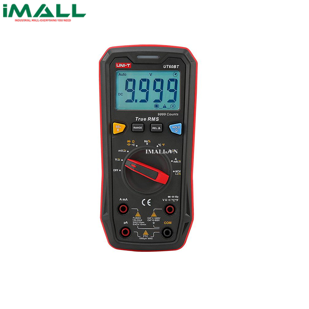 UNI-T UT60BT True RMS Digital Multimeter (True RMS, 999.9V, 10A)