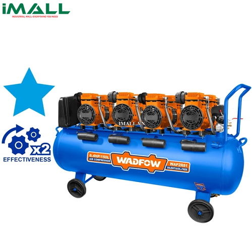 Máy nén khí (không dầu) 4800W-150L Wadfow WAP2R81