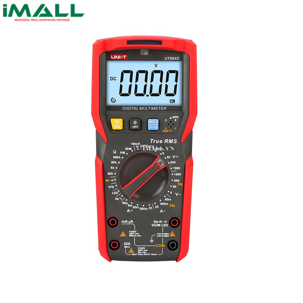 UNI-T UT89XD Digital Multimeter (1000V,20A,True RMS, ±0.5%)
