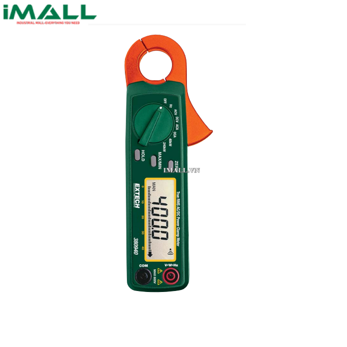 Ampe kìm đo công suất Extech 380940 (400A AC/DC, True RMS)