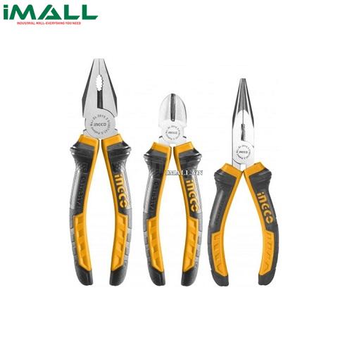 Bộ 3 kìm răng, cắt và nhọn INGCO HKPS08318