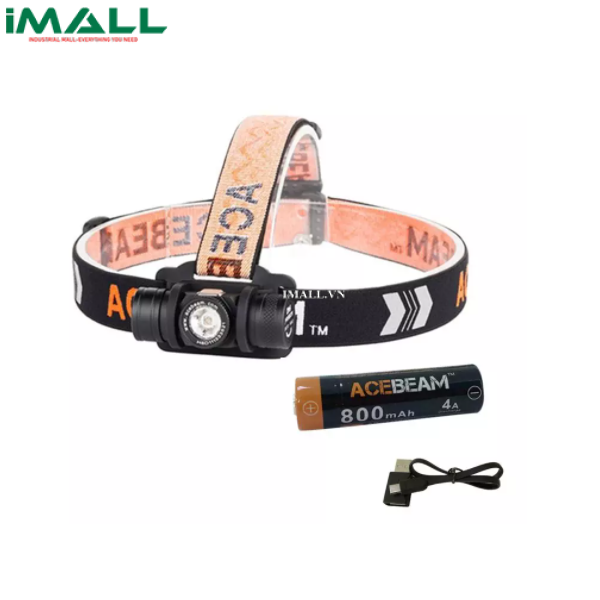 Đèn Pin Đội Đầu ACEBEAM H40 (ACEH40SSTF, LED SST-20 CRI 95+, 600Lm, 128m,  Kèm Pin ACEBEAM 14500)