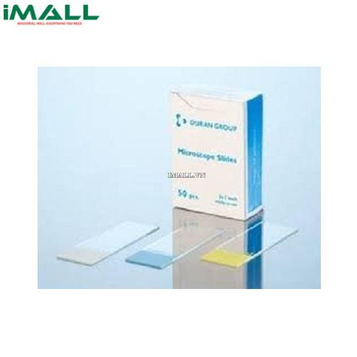 Lam kính 26x76x1mm góc 90o, Xanh- Schott Duran 235502202