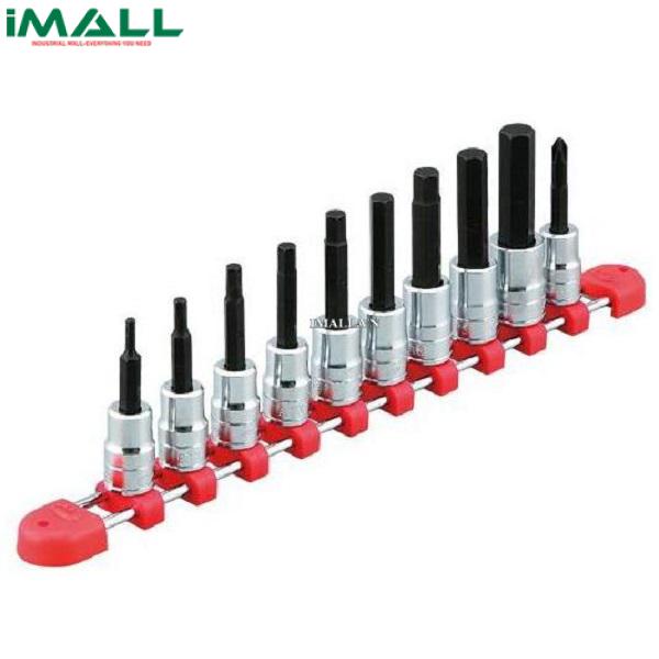 Bộ đầu lục giác 10 chiếc KTC TBT310H ( 3/8 inch)