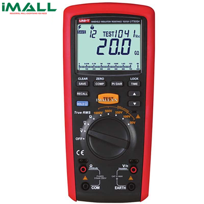 Máy đo điện trở cách điện cầm tay UNI-T UT505A (1000V, 20GΩ, True RMS)