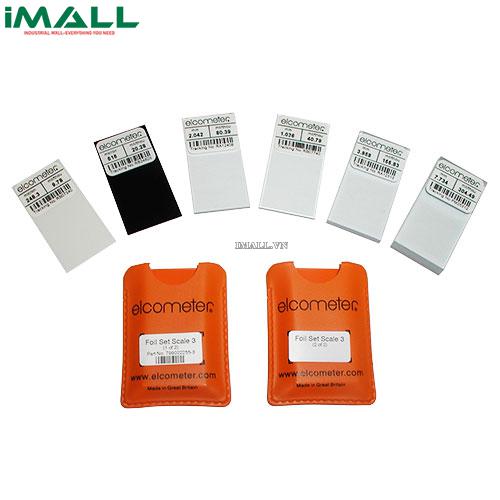 Bộ tấm chuẩn (cho máy đo độ dày lớp phủ) ELCOMETER Scale 3 (T99022255-3)