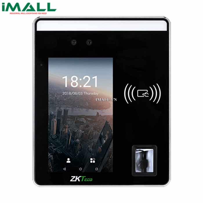 Máy chấm công và kiểm soát ra vào bằng khuôn mặt ZKTECO SpeedFace-H5