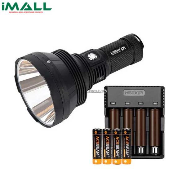 Đèn Pin Chiếu Xa ACEBEAM K65GT (ACEK65GTF, LED SBT90.2, 6500 Lm, Chiếu Xa 1682m, kèm 4 Pin 18650)