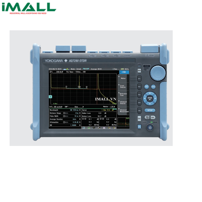 Máy kiểm tra cáp quang OTDR Yokogawa AQ7283H (Single Mode 1310,1550,1625nm,512 km)