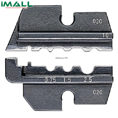 Ngàm Ép Cos Nối Chân Thép Tiết Diện 0,25 - 2,5 mm² Knipex 97 49 10