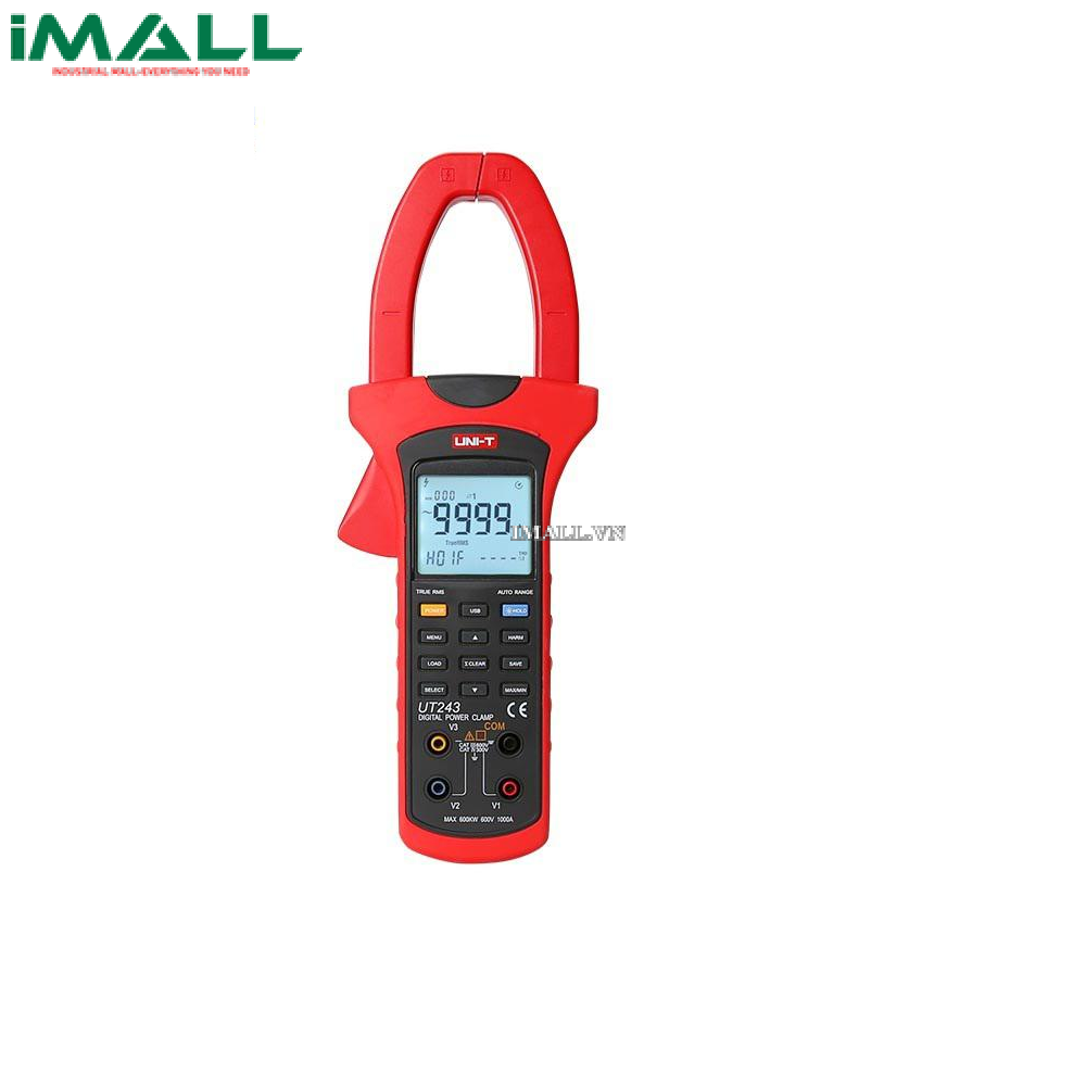 Ampe kìm đo công suất và sóng hài UNI-T UT243 (1000A, 600V)