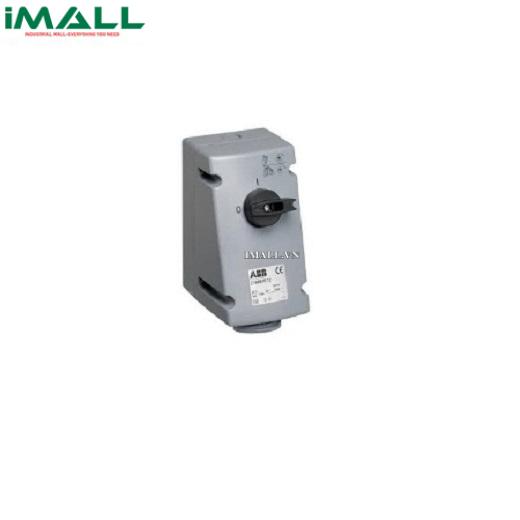 Ổ cắm + khóa liên động dọc ABB 316MVS6W 16A 3P+E 380-415V IP67 (2CMA167832R1000)