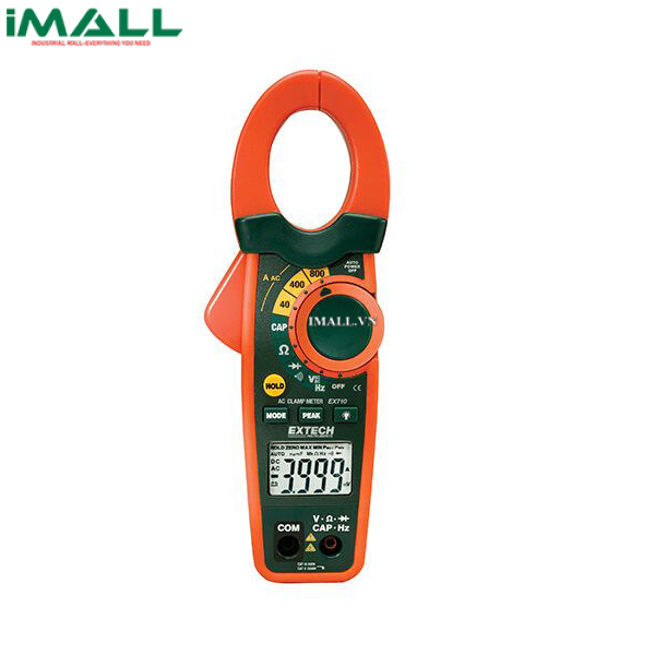 Ampe kìm AC Extech EX720 (800A, True RMS, nhiệt độ kiểu K)