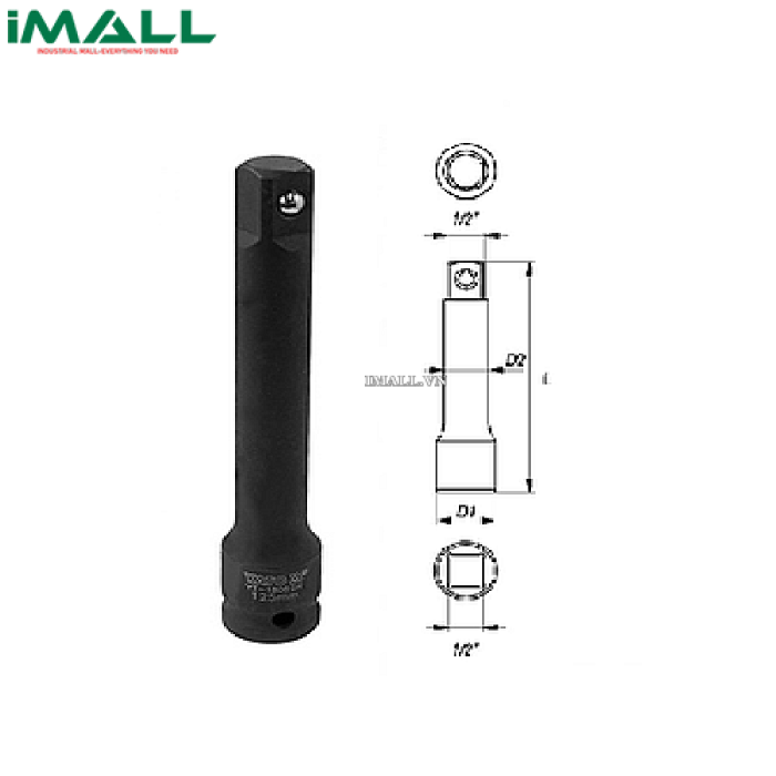 Đầu chuyển đổi dài Yato YT-1808 (L=125mm)
