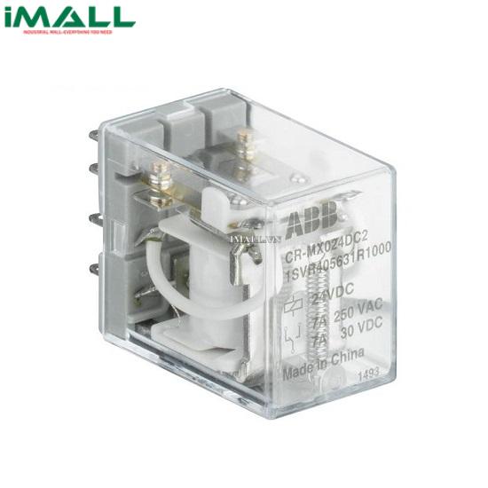 Rơ le trung gian ABB CR-MX110AC2L (110VAC, 250V/7A, 1SVR405631R7100)