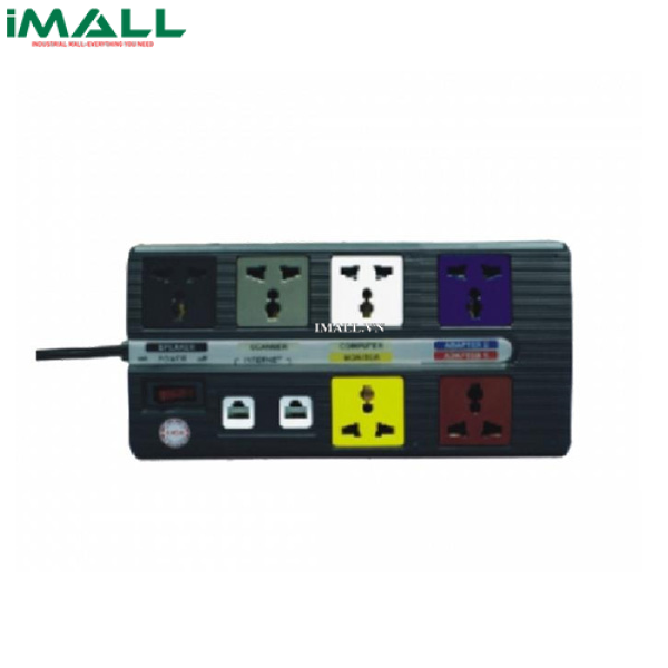 Ổ cắm đa năng - Có mạch chống sét đường thông tin LiOA 6 OFFICE-3