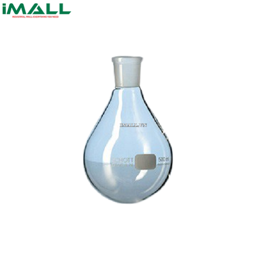 Bình cô quay chân không, hình quả lê có nhám 1000ml N29/32 Duran 241205601