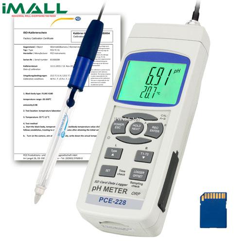 Máy đo PH bùn đất (0~14.00 pH) PCE 228SLUR-ICA