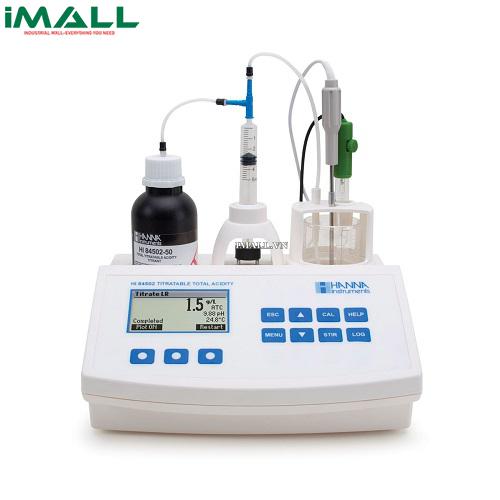 Thiết bị mini phân tích tổng nồng độ acid trong rượu HANNA HI84502